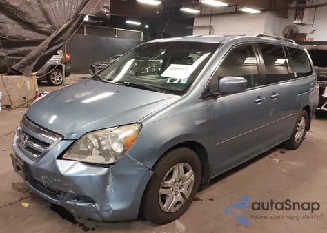 2007 Honda Odyssey Ex-L из США, поврежденный, VIN 5FNRL38637B084500